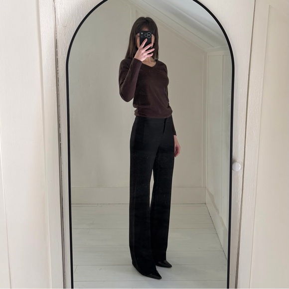 Mai Vintage Y2K Cashmere V Neck Sweater - Picture 4 of 8